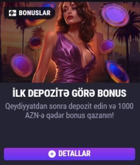 Qeydiyyat və ilk depozit üçün bütün yeni müştərilərə hesablanan bonus