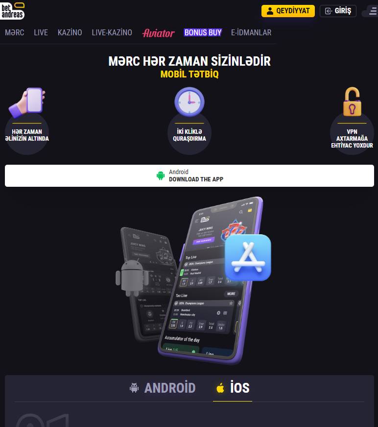 İstənilən smartfonlarda işləyən tətbiq